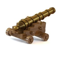 17th century naval cannon various canon xvii 3d print model - Mito3D