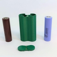 18650 battery box magnets gadget case vape flashlight ecig ecigarette e-cigarette 3d print model - Mito3D