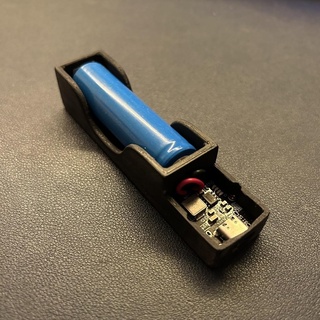 18650 bateria carregador eletrônicos 3d print model - Mito3D