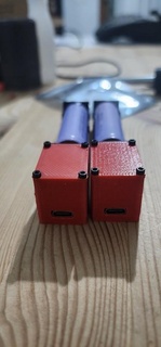 18650 li ion batería cargador herramientas bricolaje diy león litium tp4056 1s banco célula 3d print model - Mito3D