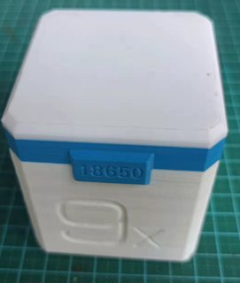 18650box 18650 batería cajas 3d print model - Mito3D
