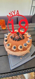 18 cake decoration birthday cakedecoration fun 3d print model - Mito3D