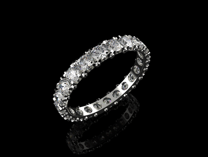 18 mm joyería joya anillo diseño 3d impresión collar pendientes pulsera colgante pendiente Moda Plata esterlina oro chapado 3d print model - Mito3D