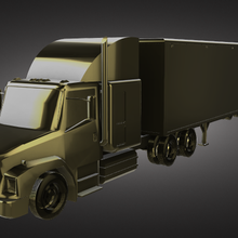 18 aço rodas caminhão 3d print model - Mito3D