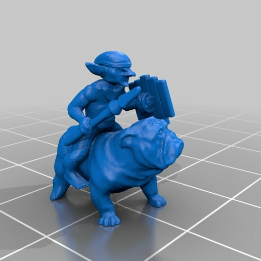 18mm goblin Sacco pulci cavaliere dd rpg tavolo giocattolo 3D print model - Mito3D