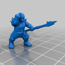 18mm orc chief d&d dd dnd dungeons dragons and pen paper rpg toy 3d print model - Mito3D