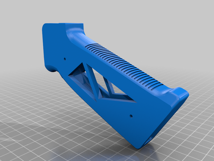 1911 ar style grip tongueless 3d print model - Mito3D
