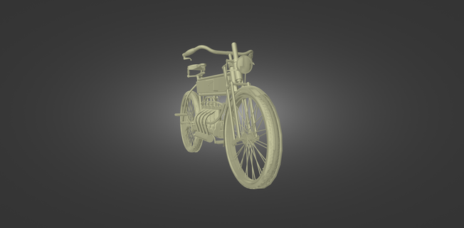 1912 fn fabrique nationale cylindre Jeu bicyclette moto moto véhicule roues motard sport moto gang loi anges rétro 3d print model - Mito3D