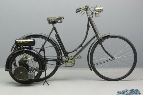 1914 duvar otomatik tekerlek bisiklet motosiklet araç tekerlekler bisikletçi spor moto çete haydut melekler retro 3d print model - Mito3D