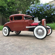 1931 picado & canalizado custom coupe a arte haste quente de carro picada personalizado hotrod ford 1932 3d print model - Mito3D