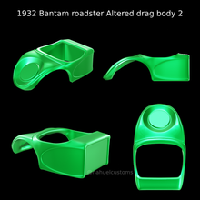 1932 Bantam Roadster verändert ziehen Körper 2 Rennen heiß Stange Modell Kit Benutzerdefiniert Druckguss rc Slot 3d print model - Mito3D
