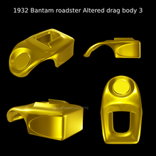 1932 Bantam Roadster verändert ziehen Körper 3 Rennen heiß Stange Modell Kit Benutzerdefiniert Druckguss rc Slot 3d print model - Mito3D