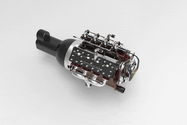 1938 gué v8 81a moteur voiture automobile moto détachée machine machinerie auto accident vasculaire cérébral 3d print model - Mito3D