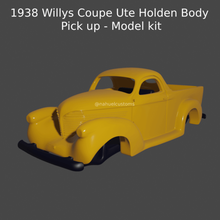 1938 willys cupê ute Holden corpo escolher modelo kit willyssedan 38willys 37willys diecast quente rodas 1 43 64 caixa fósforos colecionável carro 3d print model - Mito3D