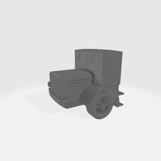 1940 4 çekerli kamyon kabin modüler - oscar çeşitli taksi çekişli 3D print model - Mito3D