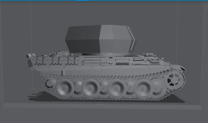 1946 panter kuzey rüzgarı mit mk103 fısıltı pul mk108 anti aircraft tank uçaksavar e50 e75 panterii 3d print model - Mito3D