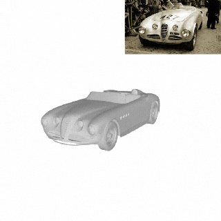1951 alfa Romeo type 412 Jeu 3d print model - Mito3D