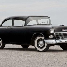 1955 Chevrolet 150 Nützlichkeit Limousine Spiel 1950 1951 1952 1953 1954 1956 1957 1958 1959 1960 50s 60s Luft amerikanisch Wagen Ball wunderschönen 3d print model - Mito3D