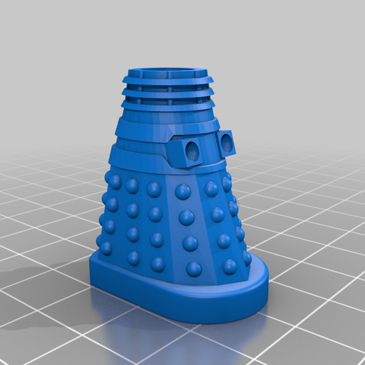 1960's película dalek juego daleks médico invasión skaro juguete 3D print model - Mito3D