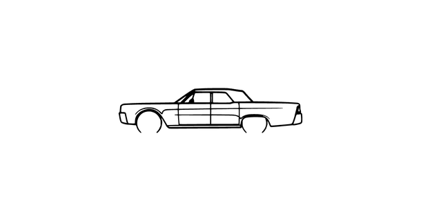 1963 Lincoln kıta gezgin 3d print model - Mito3D