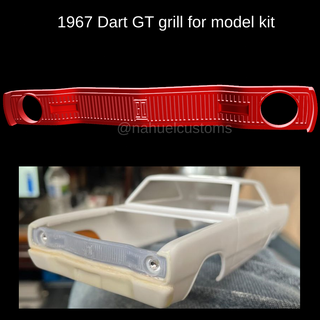 1967 dardo gt griglia modello kit vari rc r c pressofuso personalizzato fessura macchina 67 3d print model - Mito3D