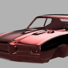 1970 pontiac gto judge scale rc body radio controlled car stl files model download 3d print model - Mito3D
