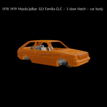 1978 1979 mazda jailbar 323 familia glc 3 puerta escotilla coche vehiculo cuerpo giratorio modelo equipo 3d print model - Mito3D