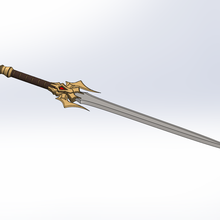 197cm longue épée 200mm sections 3d print model - Mito3D