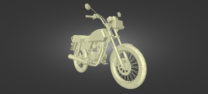 1986 honda cg 125 oggi vari bicicletta moto motociclo veicolo ruote motociclista sport banda fuorilegge angeli retrò 3d print model - Mito3D