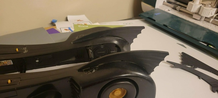 1992 Batmobil Batrakete Batman kehrt Kenner Rückseite Flügel Star Kriege Aktion Zahl Stand Benutzerdefiniert Spielzeuge cfcb unbegrenzt Maske Super Befugnisse 3d print model - Mito3D