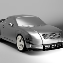 1999-2006 audi tt diffuser gadget spoiler racing car automotive performance pla 3d art parts body kit 3d print model - Mito3D