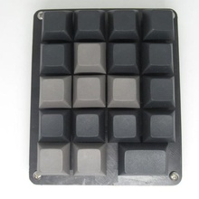 19 button macropad space bar tool cherry mx keyboard mechanical teensy electronics 3d print model - Mito3D
