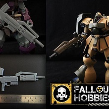 1 100 144 fascio macchina pistola gioco mecha gundam zeon zaku spazionoide Ingranaggio doga sazabi gouf char fulmine terra federazione esf rgm arma 3d print model - Mito3D