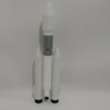 1 100 gslv mk 3 Rakete Platz Weltraumflug isro gslvmk3 lvm3 3d print model - Mito3D