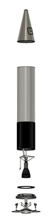 1 100 Júpiter míssil semi solid arte modelo foguete nasa espaço modelos 3d print model - Mito3D