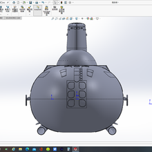 1 100typhoon class denizaltı oyuncak rc 941 3d print model - Mito3D