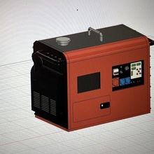 1 10 14 kraft dalga güç jeneratör 3d print model - Mito3D