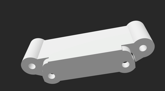 1 10 Baja Rey Dual Vorderseite Schock montieren verschiedene Rahmen Crawler rc losi Wüste LKW 3d print model - Mito3D