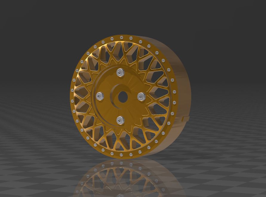 1 10 rc regolabile cerchio bbs rs 26mm gioco tamiya strada touring macchina macchine kyosho cerchi ruote compensare mst stella 3D print model - Mito3D