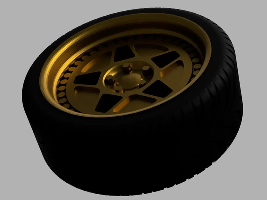 1 10 rc araba hoonicorn tekerlek hub oyun ölçekli model 3d print model - Mito3D