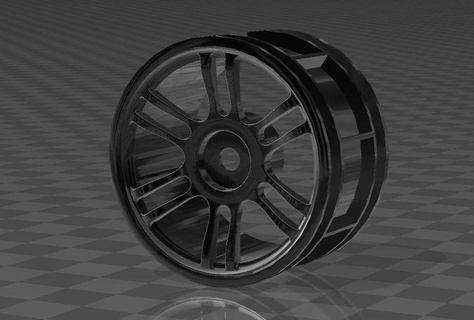 1 10 rc borda Enkei rpf1 24mm jogos Tamiya chassis m01 m02 m03 m04 m05 aros roda rodas carro sb 3d print model - Mito3D