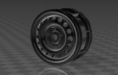 1 10 rc cerchio acciaio 24mm gioco tamiya telaio m01 m02 m03 m04 m05 cerchi ruota ruote macchina 3d print model - Mito3D