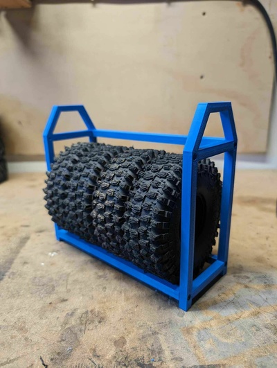 1 10 rc pneu grille dboots hyrax proline jconcepts axial traxxas tamiya kyosho roue 3d print model - Mito3D