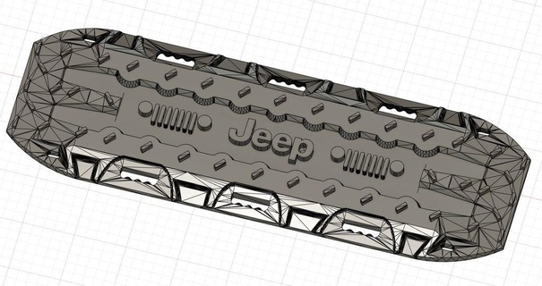 1 10 Sand Leiter Jeep blech Rahmen Crawler 110 axial mst rc Wagen scx10 traxxas trx4 3d Drucken 3d print model - Mito3D