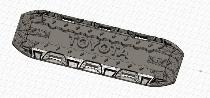 1 10 areia escada Toyota Folha escala rastejante 110 axial mst rc carro scx10 traxxas trx4 3d impressão 3d print model - Mito3D