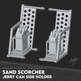 1 10 sand scorcher side holder tamiya diecast diorama rc madmax 110 3d print model - Mito3D