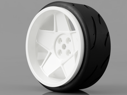 1 10 scale 3sdm et40 rc drift wheels 1 10 scale 1 10 scale rc drifting wheels mst modeling  3d print model - Mito3D