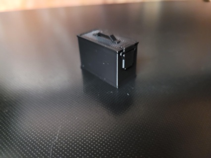 1 10 escala munição caixa caixote arma fogo garagem compras 3d print model - Mito3D