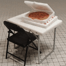 1 10 scala campeggio pieghevole tavolo 3d print model - Mito3D