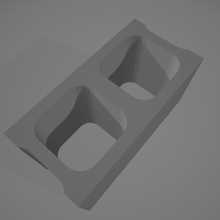 1 10 scale cinder block art rc item 3d print model - Mito3D